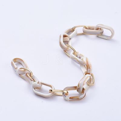 Handmade Paperclip Chains AJEW-JB00606-05-1
