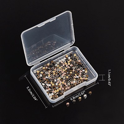 Brass Spacer Beads KK-AR0001-18-1