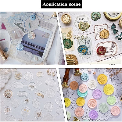 Wax Seal Stamp Set AJEW-WH0208-680-1