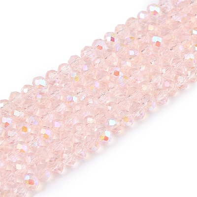 Electroplate Glass Beads Strands EGLA-A044-T2mm-L22-1