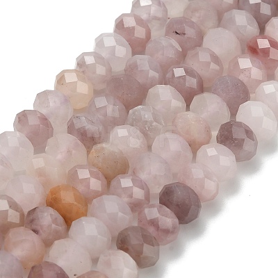 Natural Violet Strawberry Quartz Beads Strands G-Z111-A08-01-1