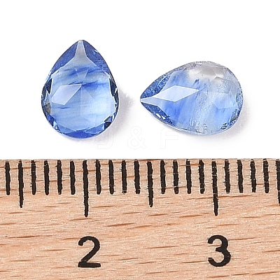 Blue Watermelon Stone Glass Cabochons G-C146-01D-1