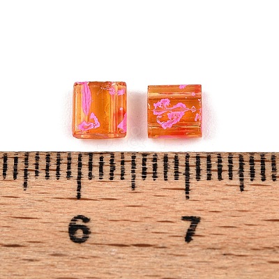2-Hole Transparent Glass Seed Beads SEED-S023-30C-13-1