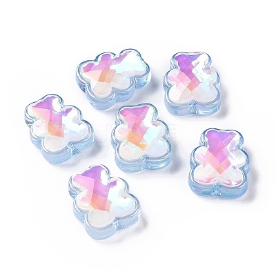 Acrylic Beads OACR-E007-02B-1