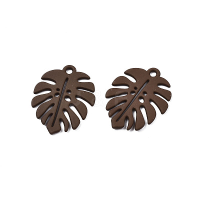 Baking Paint Alloy Pendants ENAM-I051-01E-1