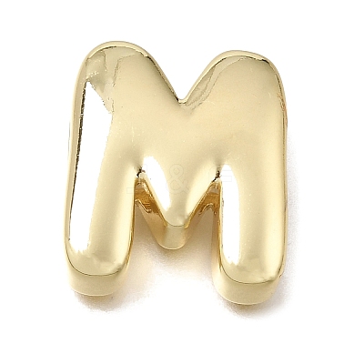 Brass Slide Charms KK-E802-33G-M-1