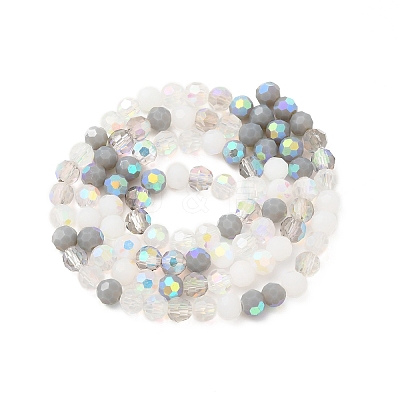 Electroplate Glass Beads Strands EGLA-P048-A03-1
