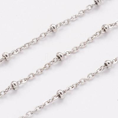 Tarnish Resistant 304 Stainless Steel Cable Chains CHS-H007-06P-1
