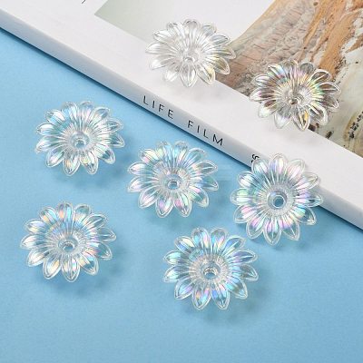 Transparent Acrylic Beads TACR-R14-9-1