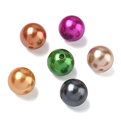 ABS Plastic Imitation Pearl Round Beads SACR-S074-14mm-M-1