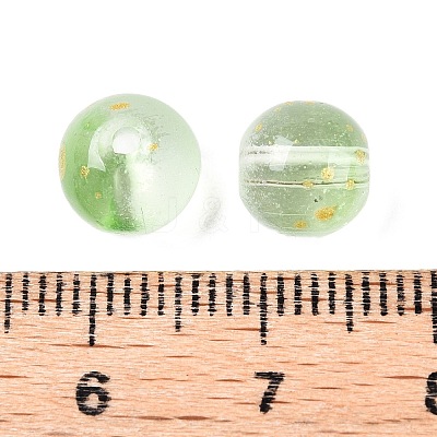 Frosted Baking Paint Glass Beads X1-DGLA-N005-8mm-08-1