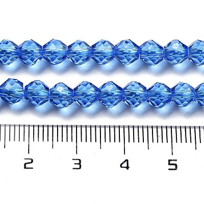 Transparent Glass Beads Strands GLAA-A014-03G-1