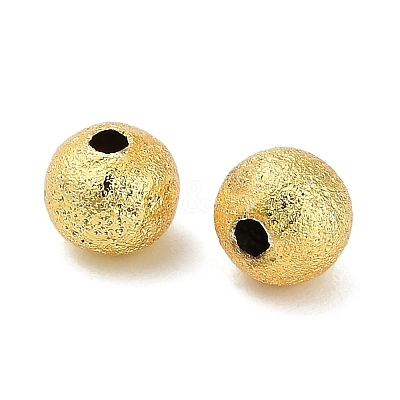 Round Brass Beads KK-A276-01B-G-1