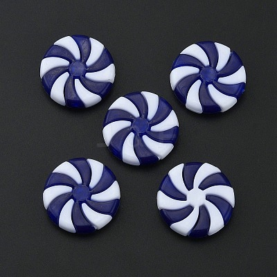 Two Tone Plastic Beads KY-WH0048-22B-1