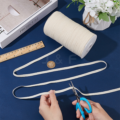 200M Cotton Linen Herringbone Ribbon WH-WG84529-01-1