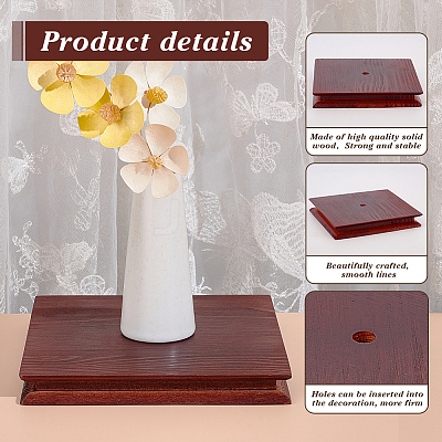 Wood Display Pedestals WOOD-WH0034-78C-1