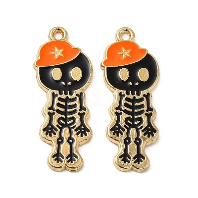 Alloy Enamel Pendants ENAM-G211-02G-03-1