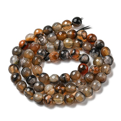 Natural Agate Beads Strands X-G-C082-A01-14-1