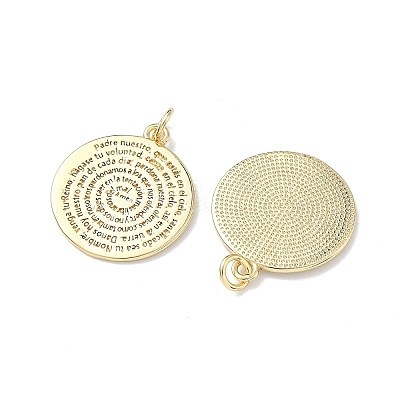 Brass Pendants X-KK-C165-05G-1