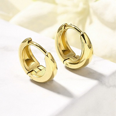 304 Stainless Steel Hoop Earrings for Women EJEW-C096-52G-1