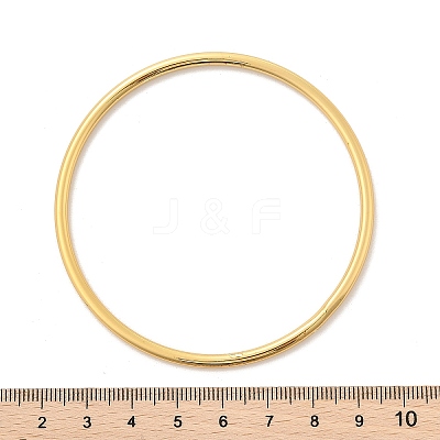 Ion Plating(IP) 7Pcs Fashion 304 Stainless Steel Plain Bangles BJEW-L664-022B-G01-1