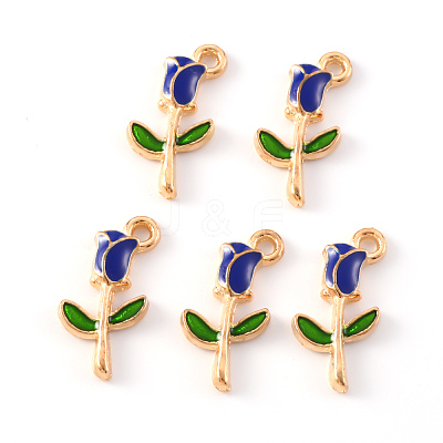 Alloy Enamel Pendants ENAM-S121-048C-1