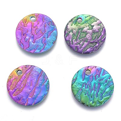 Ion Plating(IP) 304 Stainless Steel Charms STAS-M228-C01-M-1