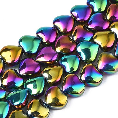 Electroplate Glass Beads Strands EGLA-S188-14-C02-1
