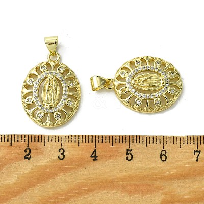 Brass Micro Pave Cubic Zirconia Pendants KK-H472-53J-G-1