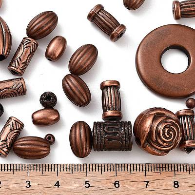 CCB Plastic Beads M-PABS001Y-R-1