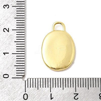 Printed Brass Pendants KK-K274-07G-20-1