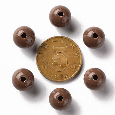 Opaque Acrylic Beads MACR-S370-C10mm-A17-1