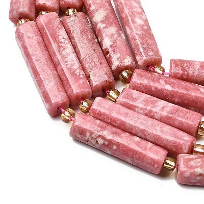 Natural Thulite Beads Strands G-D353-A01-1