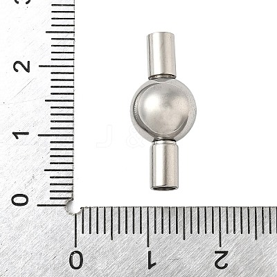 304 Stainless Steel Bayonet Clasps STAS-Z147-28P-02-1