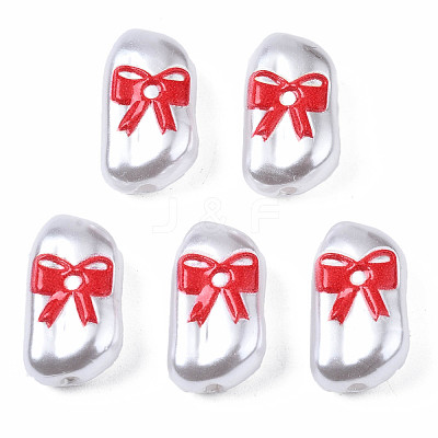 3D Printed ABS Plastic Imitation Pearl Beads KY-S163-437-1