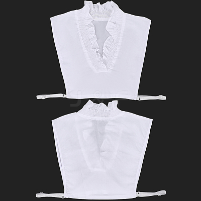 Detachable Cotton Shirt Women False Collar AJEW-WH20054-051-1