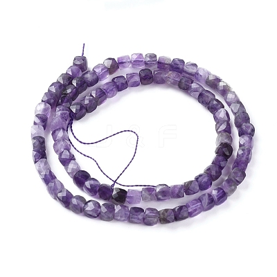 Natural Amethyst Beads Strands G-L537-001-1