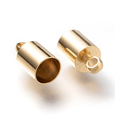 Brass Cord Ends KK-H759-41F-G-1