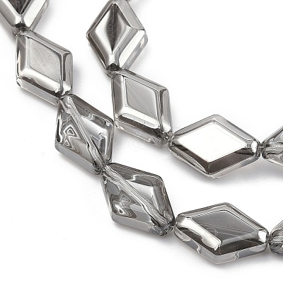 Electroplate Glass Beads Strands EGLA-B010-01A-PL03-1