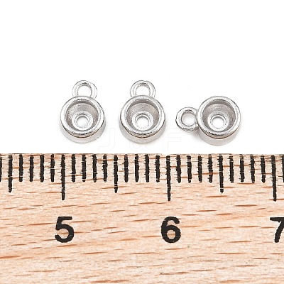 304 Stainless Steel Charm Rhinestone Settings SA-CBAC865-01B-P-1