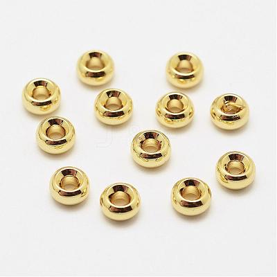 Brass Spacer Beads KK-P056-09G-NR-1
