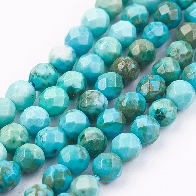 Natural Magnesite Beads Strands TURQ-P027-80-3mm-1