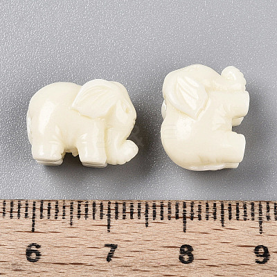 Dyed Elephant Synthetic Coral Beads CORA-S002-03-1