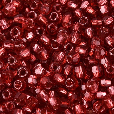 Silver Lined Glass Seed Beads SEED-T007-18A-14-1