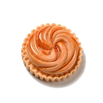 Opaque Resin Imitation Food Decoden Cabochons X-CRES-H001-03F-1