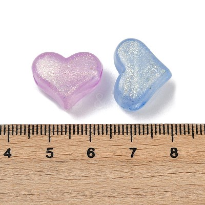 Luminous Transparent Acrylic Beads OACR-B031-15-1