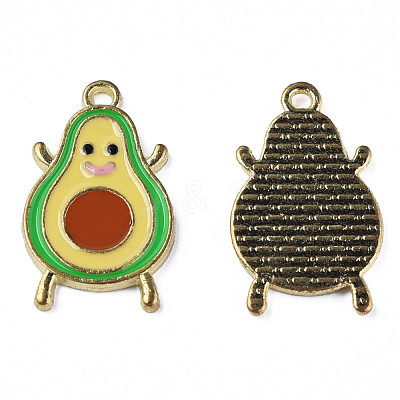 Alloy Enamel Pendants ENAM-N059-47-1