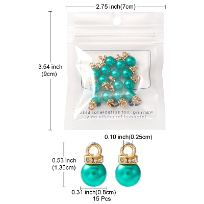 ABS Plastic Charms KY-YW0001-24B-1