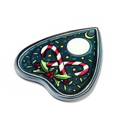 Printed  Acrylic Pendants MACR-F072-01B-1