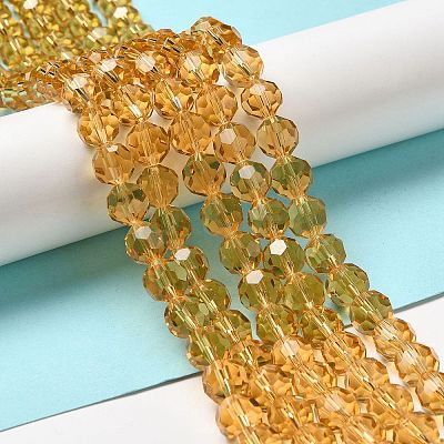 Transparent Glass Beads EGLA-A035-T10mm-D17-1